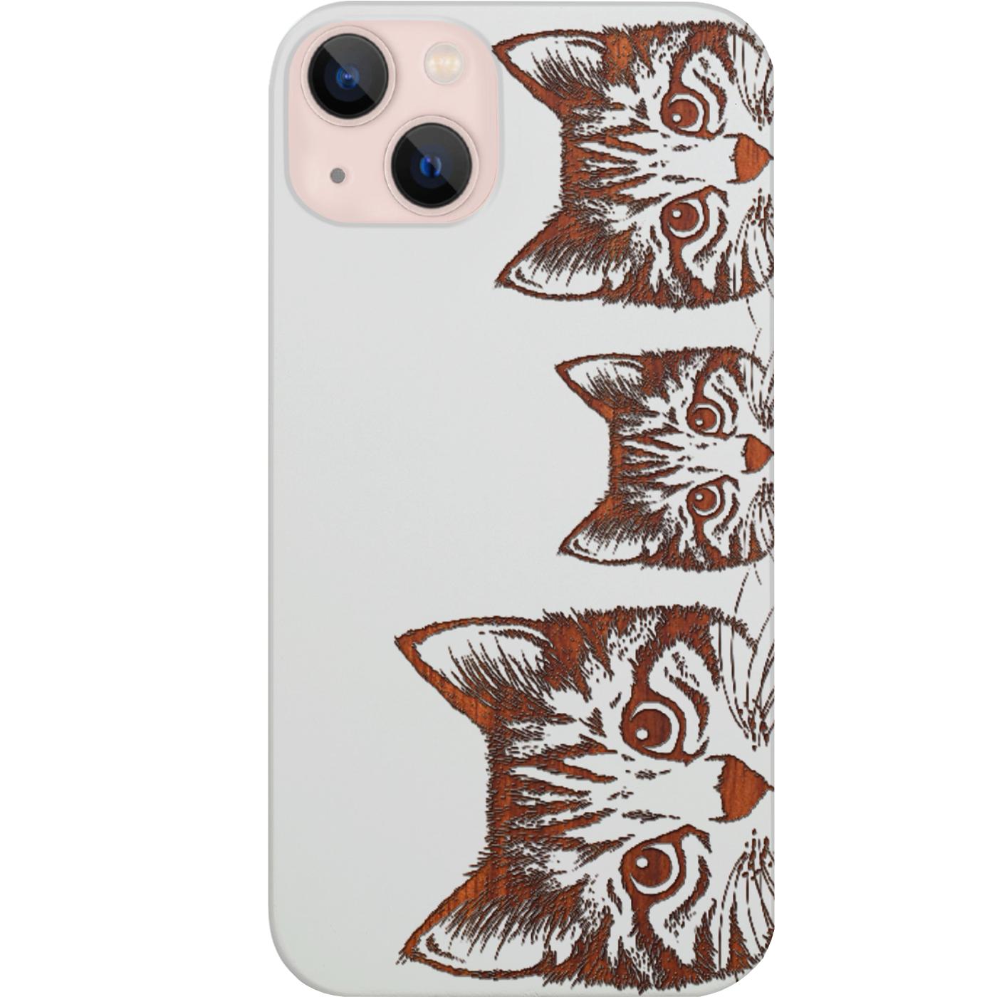 Curious Cats - Engraved Phone Case for iPhone 15/iPhone 15 Plus/iPhone 15 Pro/iPhone 15 Pro Max/iPhone 14/
    iPhone 14 Plus/iPhone 14 Pro/iPhone 14 Pro Max/iPhone 13/iPhone 13 Mini/
    iPhone 13 Pro/iPhone 13 Pro Max/iPhone 12 Mini/iPhone 12/
    iPhone 12 Pro Max/iPhone 11/iPhone 11 Pro/iPhone 11 Pro Max/iPhone X/Xs Universal/iPhone XR/iPhone Xs Max/
    Samsung S23/Samsung S23 Plus/Samsung S23 Ultra/Samsung S22/Samsung S22 Plus/Samsung S22 Ultra/Samsung S21