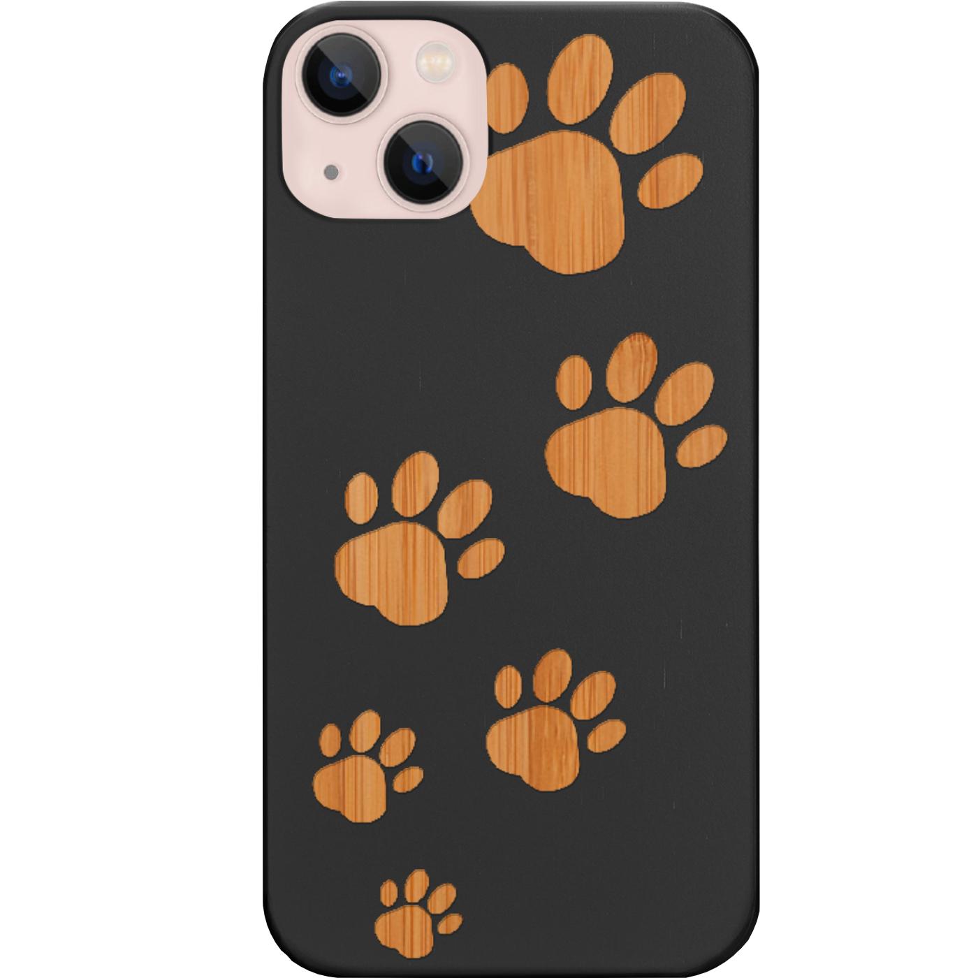 Dog Paws - Engraved Phone Case