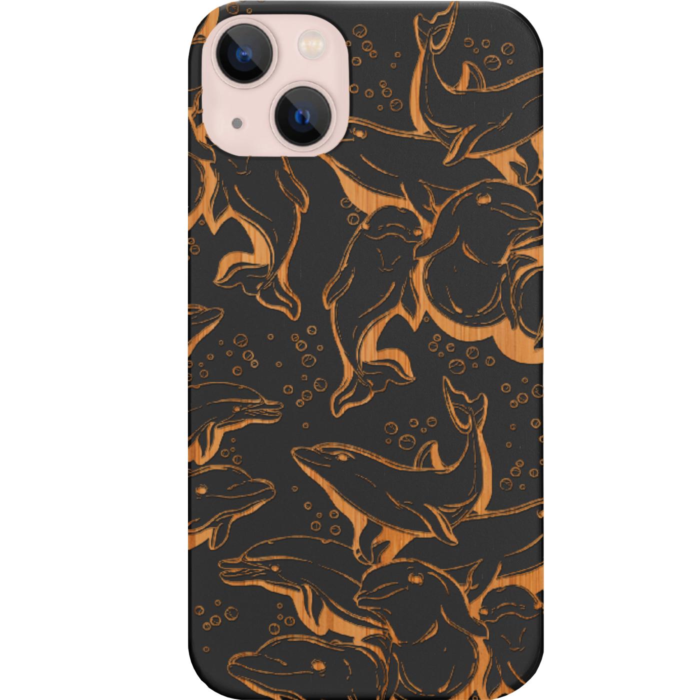 Dolphins - Engraved Phone Case for iPhone 15/iPhone 15 Plus/iPhone 15 Pro/iPhone 15 Pro Max/iPhone 14/
    iPhone 14 Plus/iPhone 14 Pro/iPhone 14 Pro Max/iPhone 13/iPhone 13 Mini/
    iPhone 13 Pro/iPhone 13 Pro Max/iPhone 12 Mini/iPhone 12/
    iPhone 12 Pro Max/iPhone 11/iPhone 11 Pro/iPhone 11 Pro Max/iPhone X/Xs Universal/iPhone XR/iPhone Xs Max/
    Samsung S23/Samsung S23 Plus/Samsung S23 Ultra/Samsung S22/Samsung S22 Plus/Samsung S22 Ultra/Samsung S21