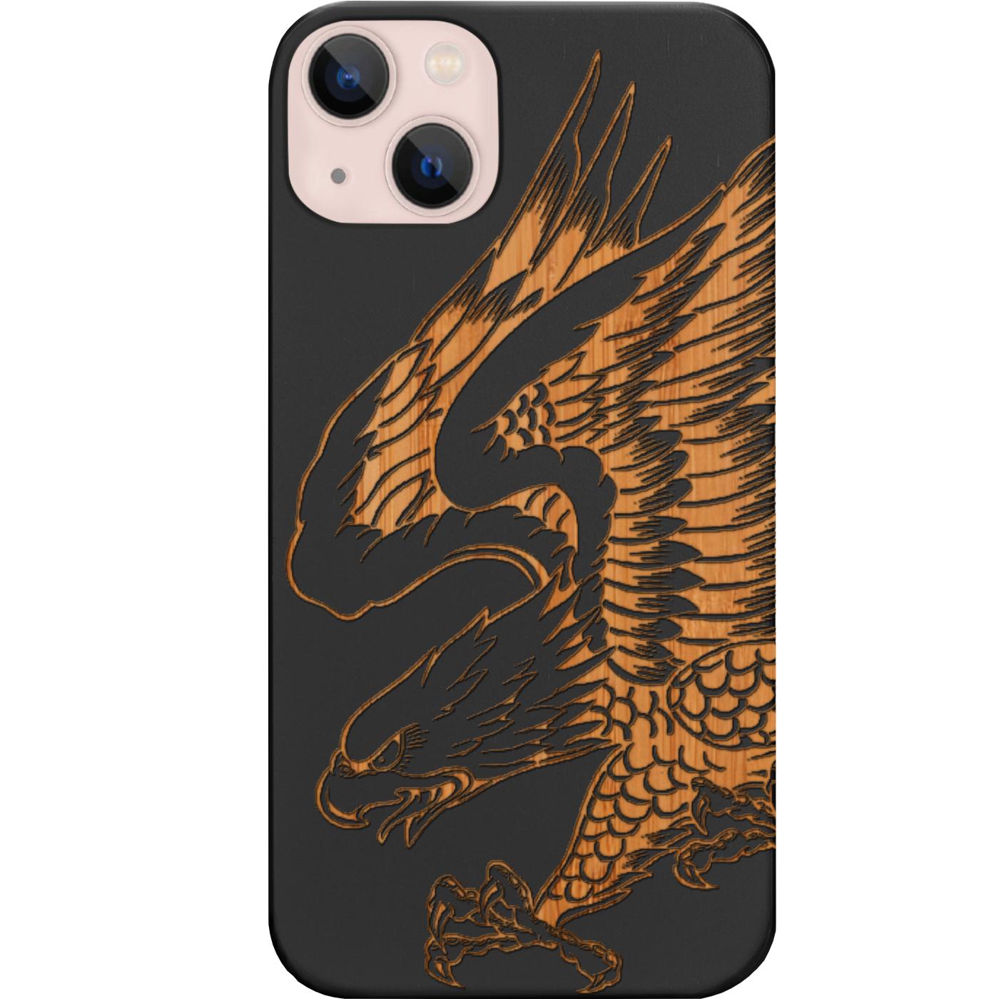 Eagle Attack - Engraved Phone Case