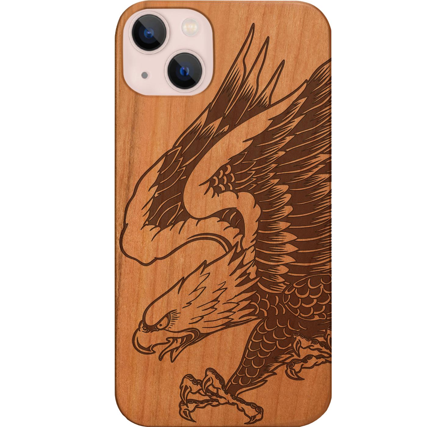 Eagle Attack - Engraved Phone Case