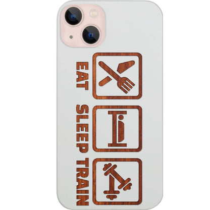 Eat Sleep Train - Engraved Phone Case for iPhone 15/iPhone 15 Plus/iPhone 15 Pro/iPhone 15 Pro Max/iPhone 14/
    iPhone 14 Plus/iPhone 14 Pro/iPhone 14 Pro Max/iPhone 13/iPhone 13 Mini/
    iPhone 13 Pro/iPhone 13 Pro Max/iPhone 12 Mini/iPhone 12/
    iPhone 12 Pro Max/iPhone 11/iPhone 11 Pro/iPhone 11 Pro Max/iPhone X/Xs Universal/iPhone XR/iPhone Xs Max/
    Samsung S23/Samsung S23 Plus/Samsung S23 Ultra/Samsung S22/Samsung S22 Plus/Samsung S22 Ultra/Samsung S21