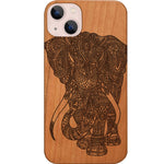 Elephant Mandala 2 - Engraved Phone Case