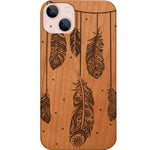 Feathers - Engraved Phone Case