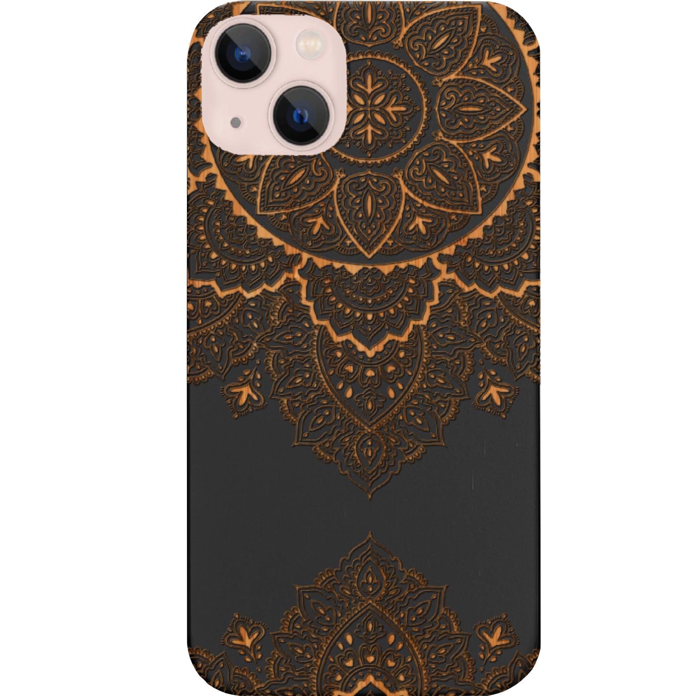 Floral Mandala 3 Engraved Phone Case