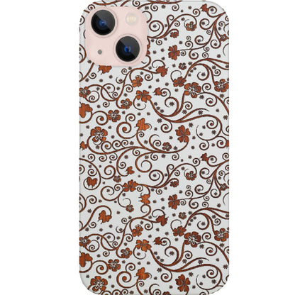 Flower Pattern - Engraved  Phone Case for iPhone 15/iPhone 15 Plus/iPhone 15 Pro/iPhone 15 Pro Max/iPhone 14/
    iPhone 14 Plus/iPhone 14 Pro/iPhone 14 Pro Max/iPhone 13/iPhone 13 Mini/
    iPhone 13 Pro/iPhone 13 Pro Max/iPhone 12 Mini/iPhone 12/
    iPhone 12 Pro Max/iPhone 11/iPhone 11 Pro/iPhone 11 Pro Max/iPhone X/Xs Universal/iPhone XR/iPhone Xs Max/
    Samsung S23/Samsung S23 Plus/Samsung S23 Ultra/Samsung S22/Samsung S22 Plus/Samsung S22 Ultra/Samsung S21
