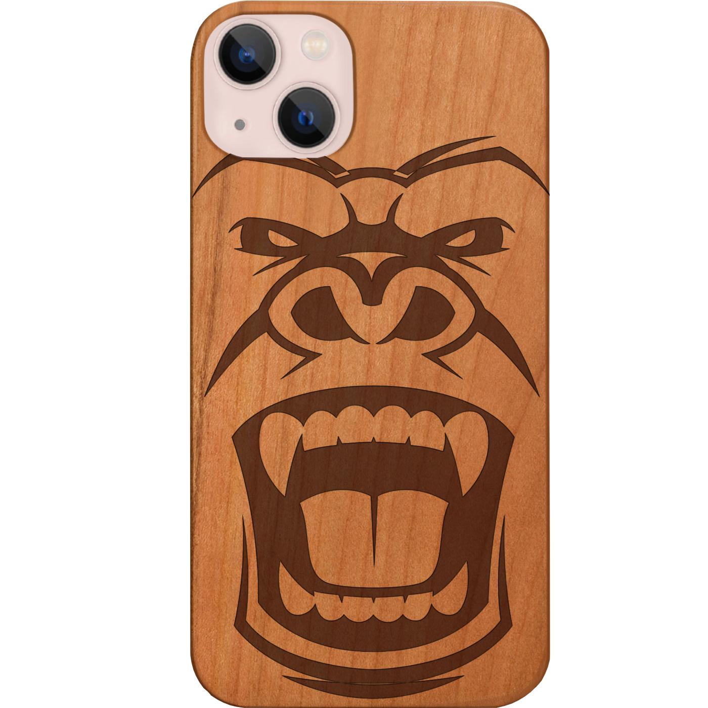 Gorilla Face - Engraved Phone Case for iPhone 15/iPhone 15 Plus/iPhone 15 Pro/iPhone 15 Pro Max/iPhone 14/
    iPhone 14 Plus/iPhone 14 Pro/iPhone 14 Pro Max/iPhone 13/iPhone 13 Mini/
    iPhone 13 Pro/iPhone 13 Pro Max/iPhone 12 Mini/iPhone 12/
    iPhone 12 Pro Max/iPhone 11/iPhone 11 Pro/iPhone 11 Pro Max/iPhone X/Xs Universal/iPhone XR/iPhone Xs Max/
    Samsung S23/Samsung S23 Plus/Samsung S23 Ultra/Samsung S22/Samsung S22 Plus/Samsung S22 Ultra/Samsung S21