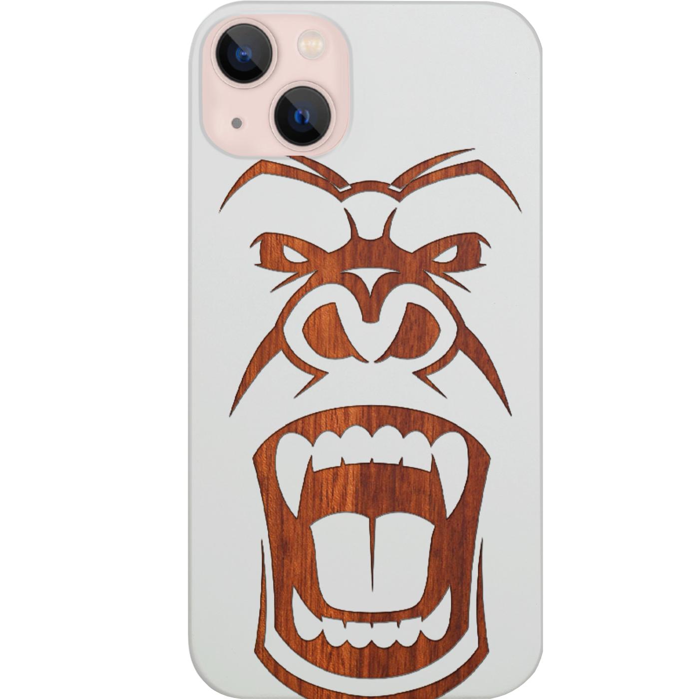 Gorilla Face - Engraved Phone Case for iPhone 15/iPhone 15 Plus/iPhone 15 Pro/iPhone 15 Pro Max/iPhone 14/
    iPhone 14 Plus/iPhone 14 Pro/iPhone 14 Pro Max/iPhone 13/iPhone 13 Mini/
    iPhone 13 Pro/iPhone 13 Pro Max/iPhone 12 Mini/iPhone 12/
    iPhone 12 Pro Max/iPhone 11/iPhone 11 Pro/iPhone 11 Pro Max/iPhone X/Xs Universal/iPhone XR/iPhone Xs Max/
    Samsung S23/Samsung S23 Plus/Samsung S23 Ultra/Samsung S22/Samsung S22 Plus/Samsung S22 Ultra/Samsung S21