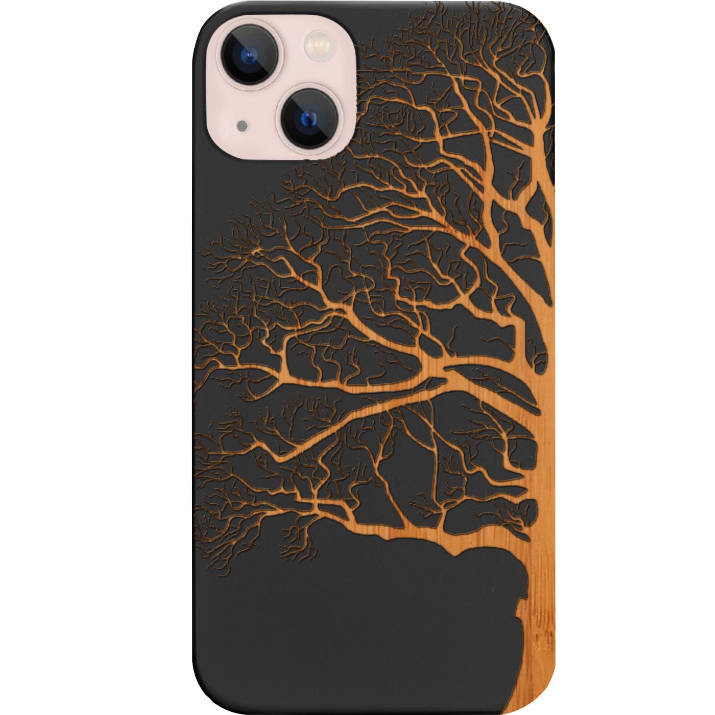 Half Tree - Engraved Phone Case