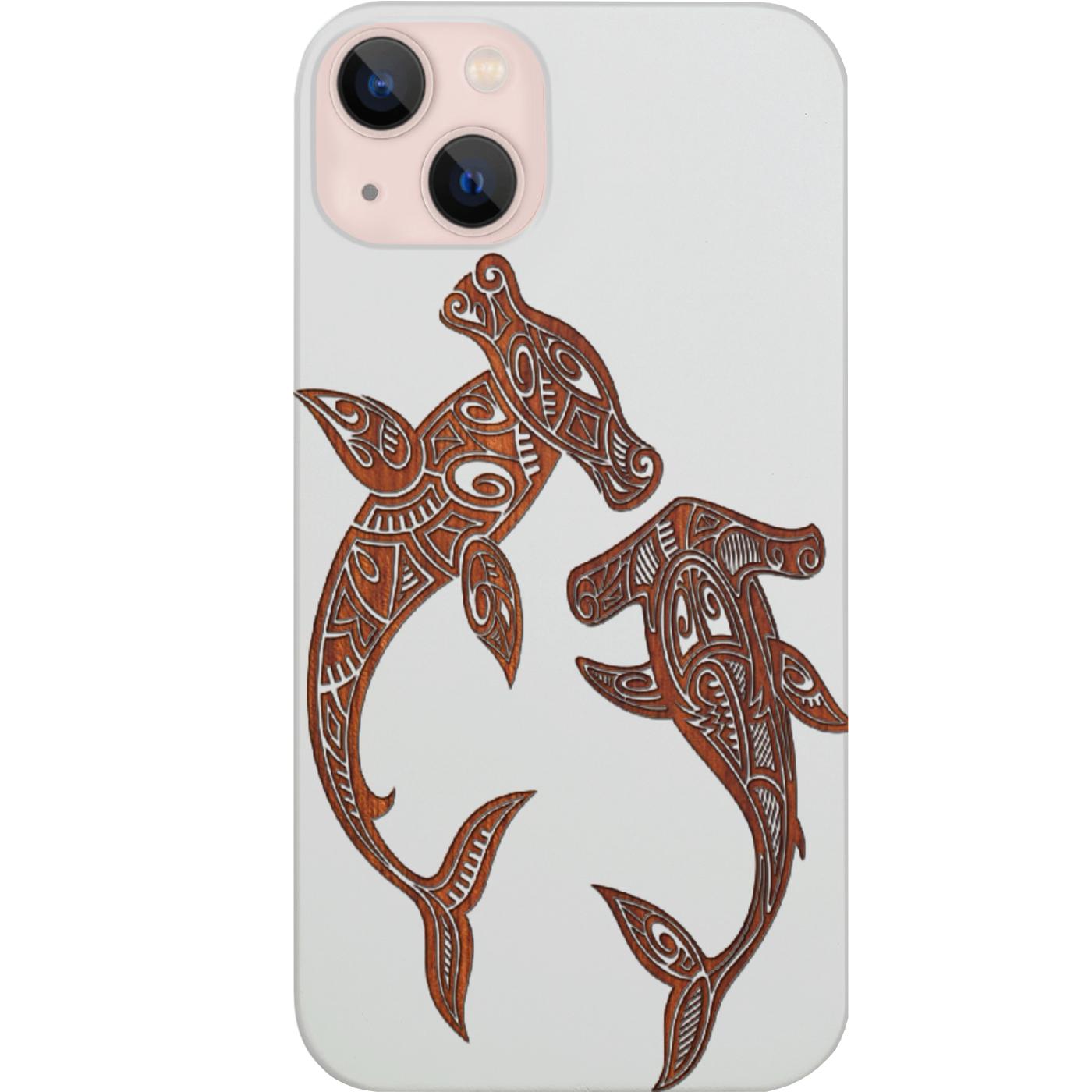 Hammerhead Shark - Engraved Phone Case