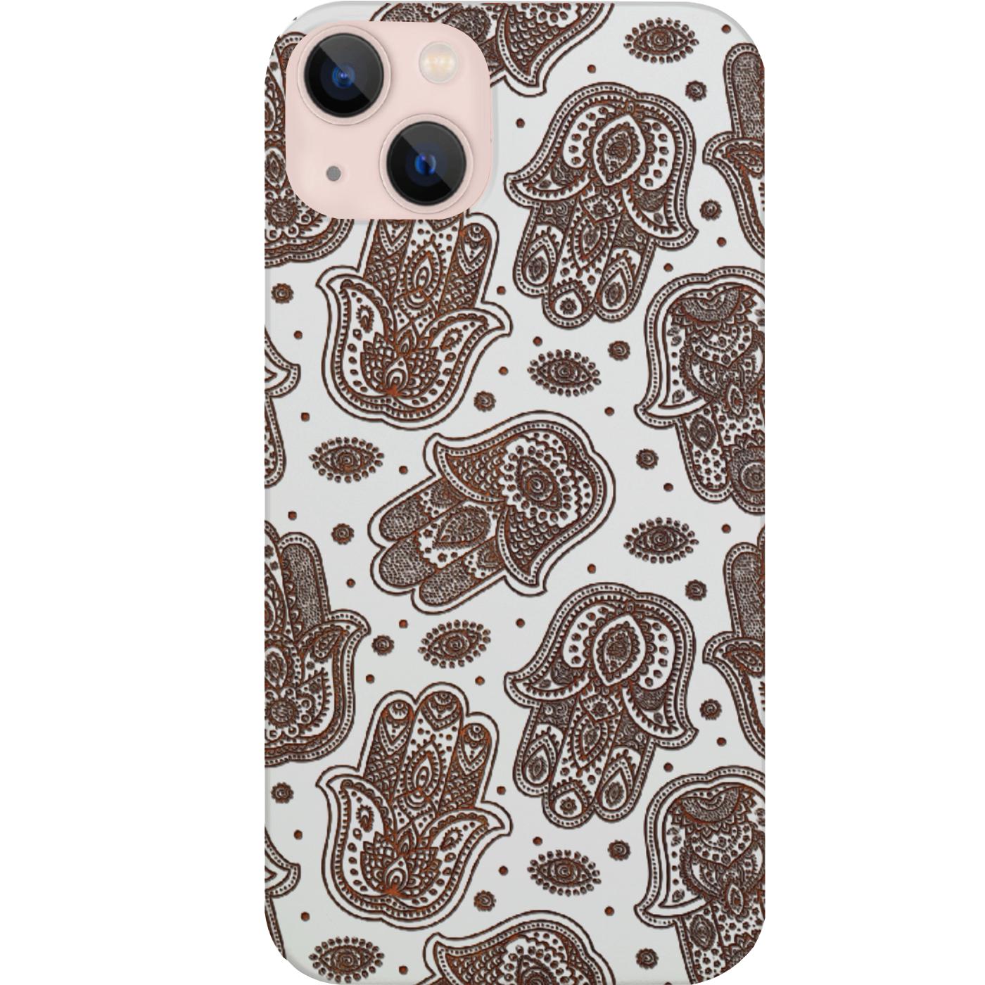 Hamsa Pattern - Engraved Phone Case for iPhone 15/iPhone 15 Plus/iPhone 15 Pro/iPhone 15 Pro Max/iPhone 14/
    iPhone 14 Plus/iPhone 14 Pro/iPhone 14 Pro Max/iPhone 13/iPhone 13 Mini/
    iPhone 13 Pro/iPhone 13 Pro Max/iPhone 12 Mini/iPhone 12/
    iPhone 12 Pro Max/iPhone 11/iPhone 11 Pro/iPhone 11 Pro Max/iPhone X/Xs Universal/iPhone XR/iPhone Xs Max/
    Samsung S23/Samsung S23 Plus/Samsung S23 Ultra/Samsung S22/Samsung S22 Plus/Samsung S22 Ultra/Samsung S21