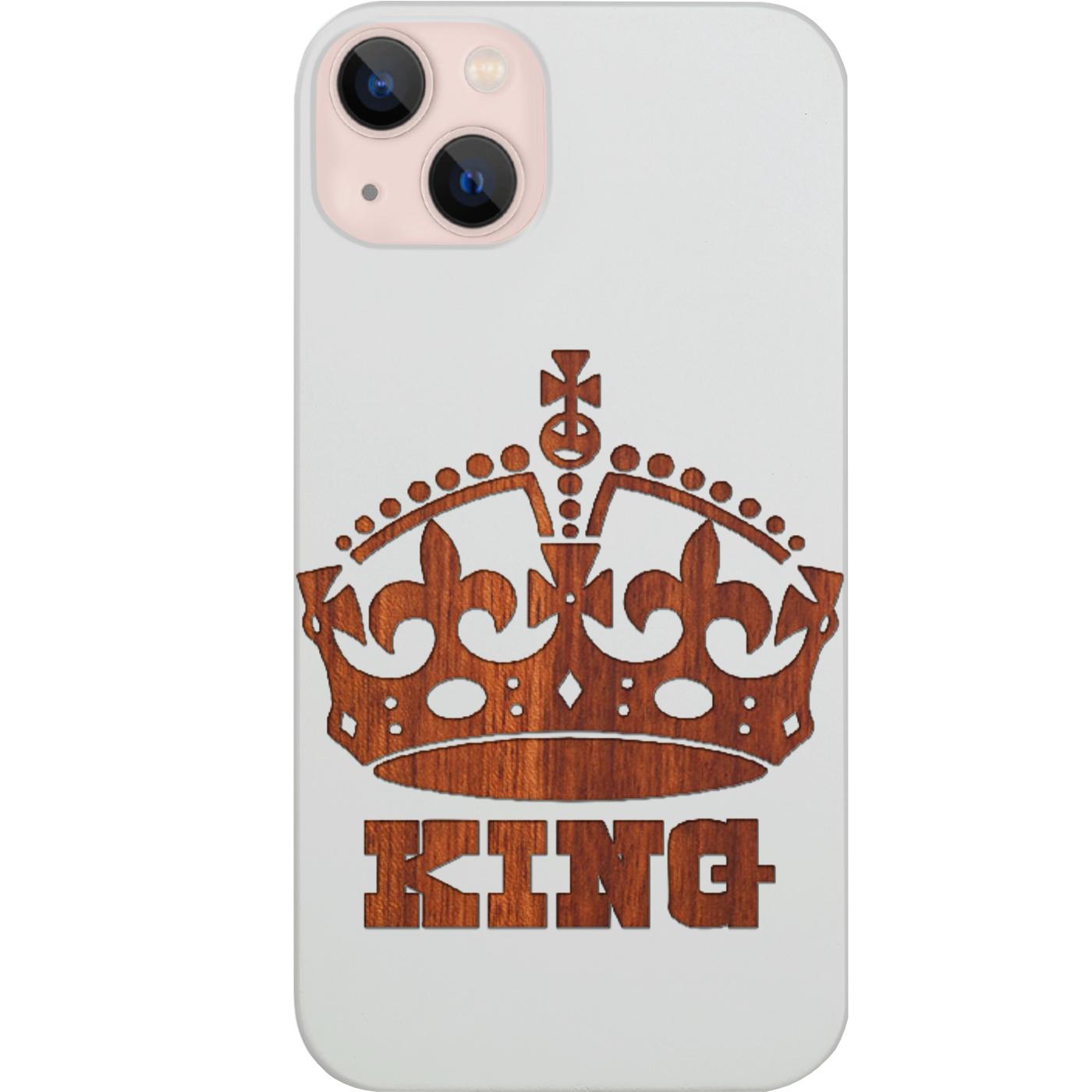 King - Engraved Phone Case for iPhone 15/iPhone 15 Plus/iPhone 15 Pro/iPhone 15 Pro Max/iPhone 14/
    iPhone 14 Plus/iPhone 14 Pro/iPhone 14 Pro Max/iPhone 13/iPhone 13 Mini/
    iPhone 13 Pro/iPhone 13 Pro Max/iPhone 12 Mini/iPhone 12/
    iPhone 12 Pro Max/iPhone 11/iPhone 11 Pro/iPhone 11 Pro Max/iPhone X/Xs Universal/iPhone XR/iPhone Xs Max/
    Samsung S23/Samsung S23 Plus/Samsung S23 Ultra/Samsung S22/Samsung S22 Plus/Samsung S22 Ultra/Samsung S21