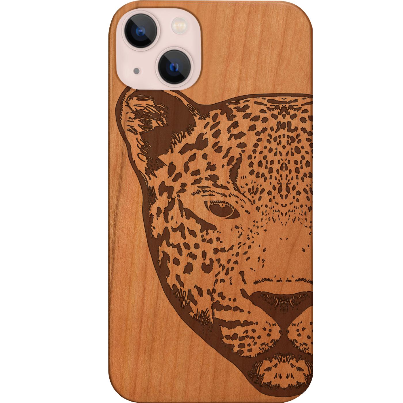 Leopard - Engraved Phone Case