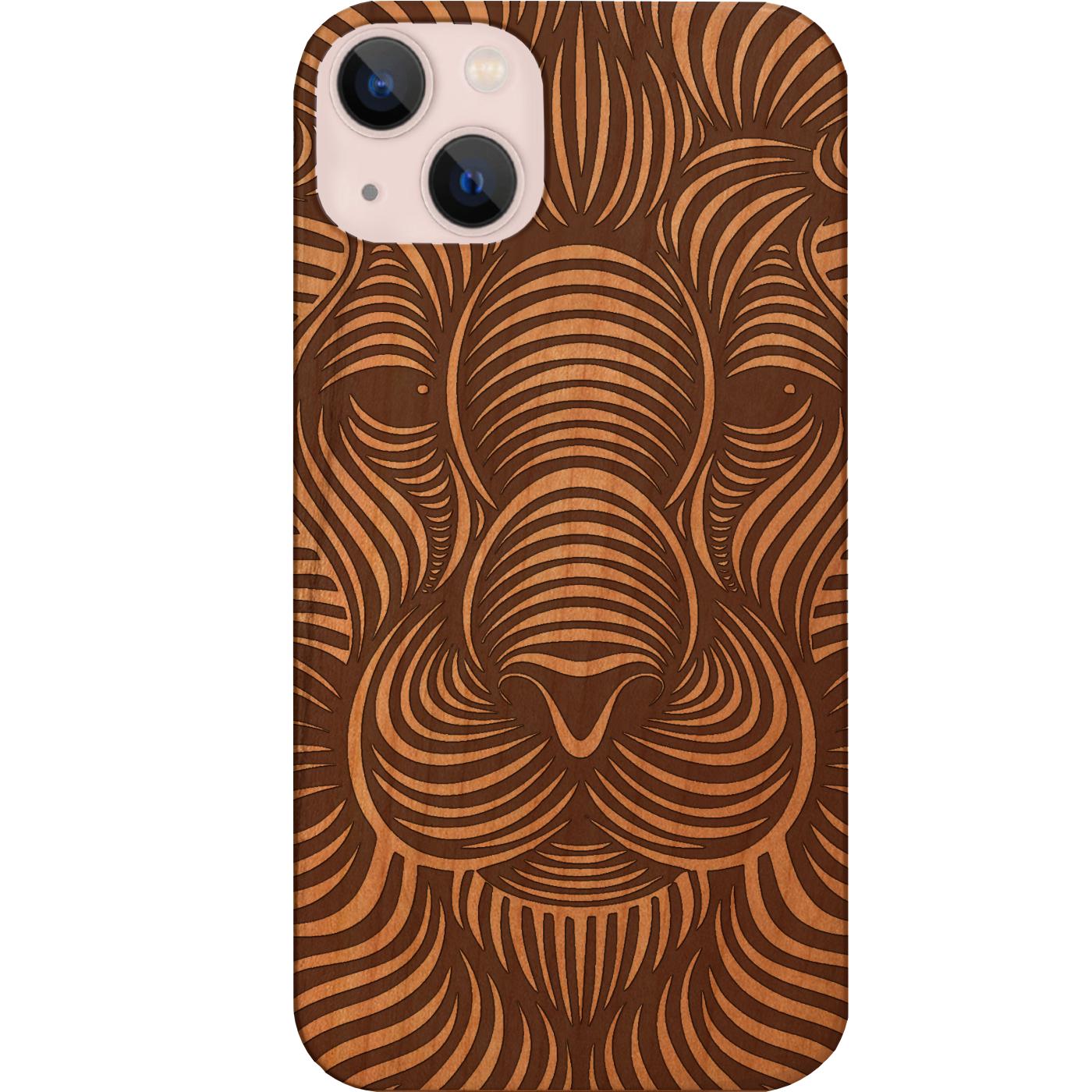 Lion Waves - Engraved Phone Case