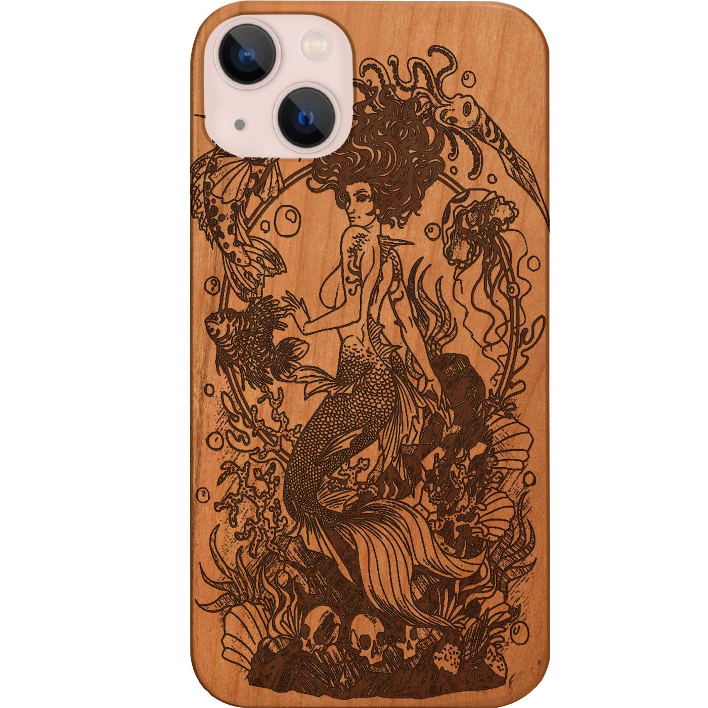 Mermaid 2 Engraved Phone Case