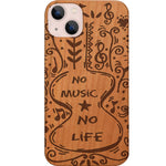No Music No Life - Engraved Phone Case