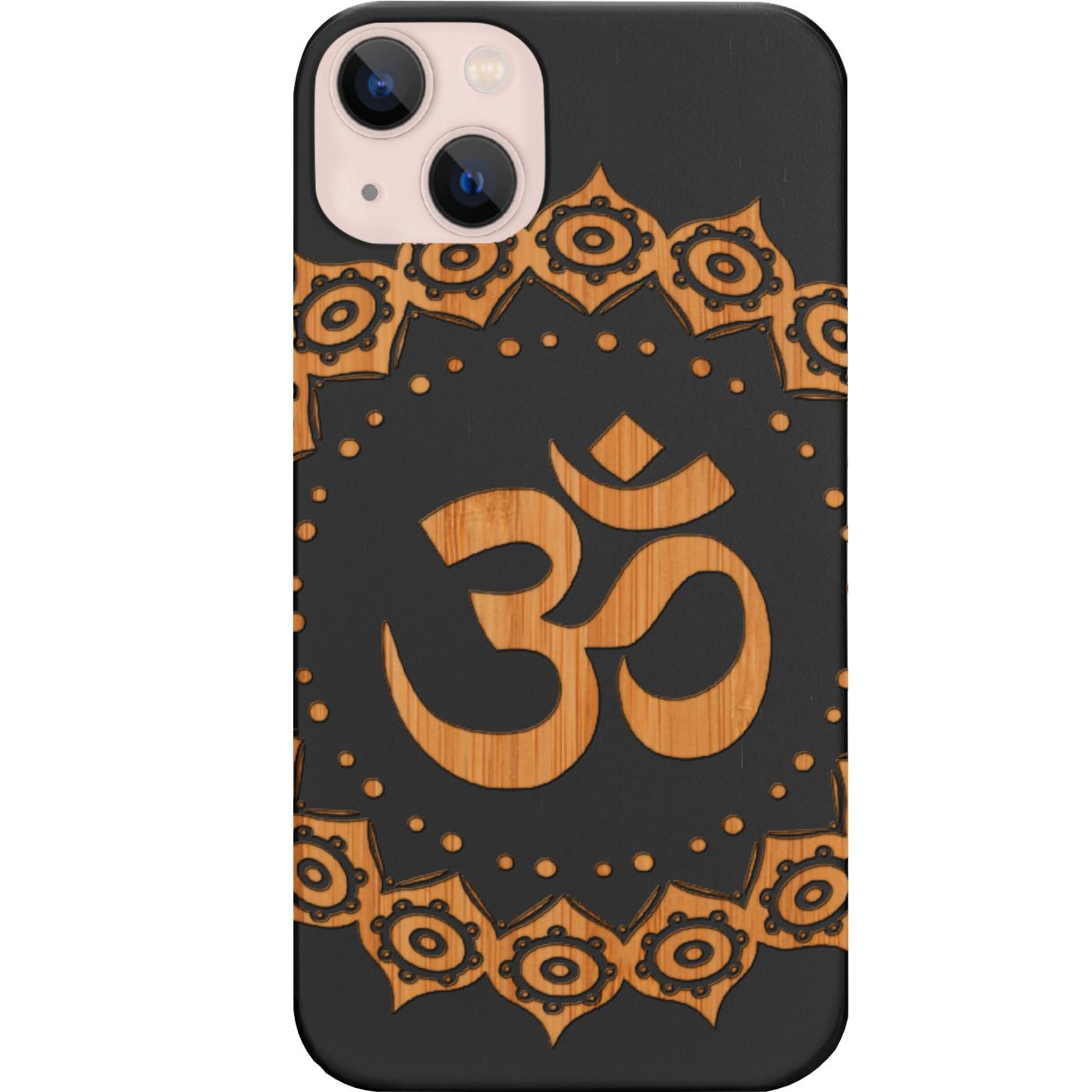 Om Mandala - Engraved Phone Case
