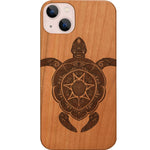 Ornate Turtle - Engraved Phone Case