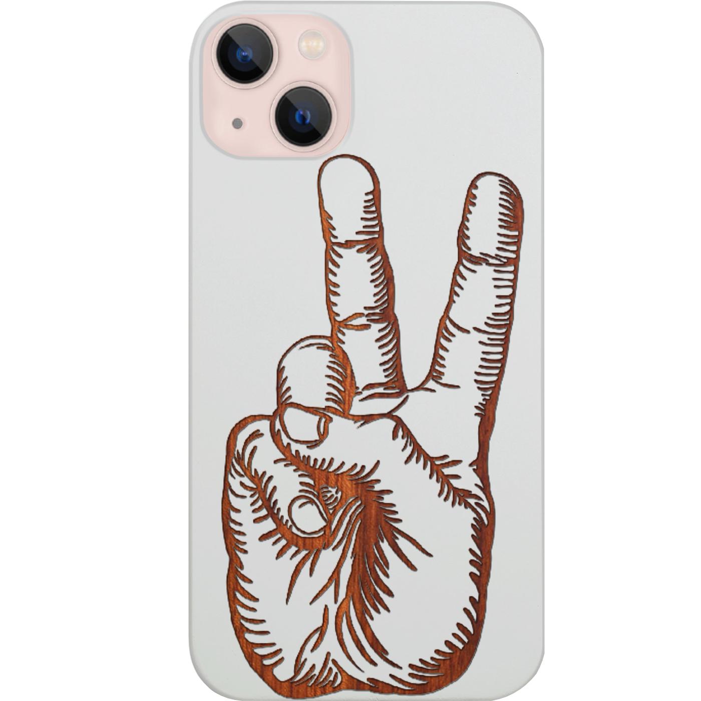 Peace Hand - Engraved Phone Case for iPhone 15/iPhone 15 Plus/iPhone 15 Pro/iPhone 15 Pro Max/iPhone 14/
    iPhone 14 Plus/iPhone 14 Pro/iPhone 14 Pro Max/iPhone 13/iPhone 13 Mini/
    iPhone 13 Pro/iPhone 13 Pro Max/iPhone 12 Mini/iPhone 12/
    iPhone 12 Pro Max/iPhone 11/iPhone 11 Pro/iPhone 11 Pro Max/iPhone X/Xs Universal/iPhone XR/iPhone Xs Max/
    Samsung S23/Samsung S23 Plus/Samsung S23 Ultra/Samsung S22/Samsung S22 Plus/Samsung S22 Ultra/Samsung S21
