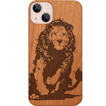 Running Lion - Engraved Phone Case