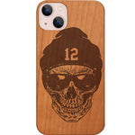 Skull with Hat - Engraved Phone Case