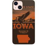 State Iowa - UV Color Printed Phone Case