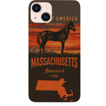 State Massachusetts - UV Color Printed Phone Case