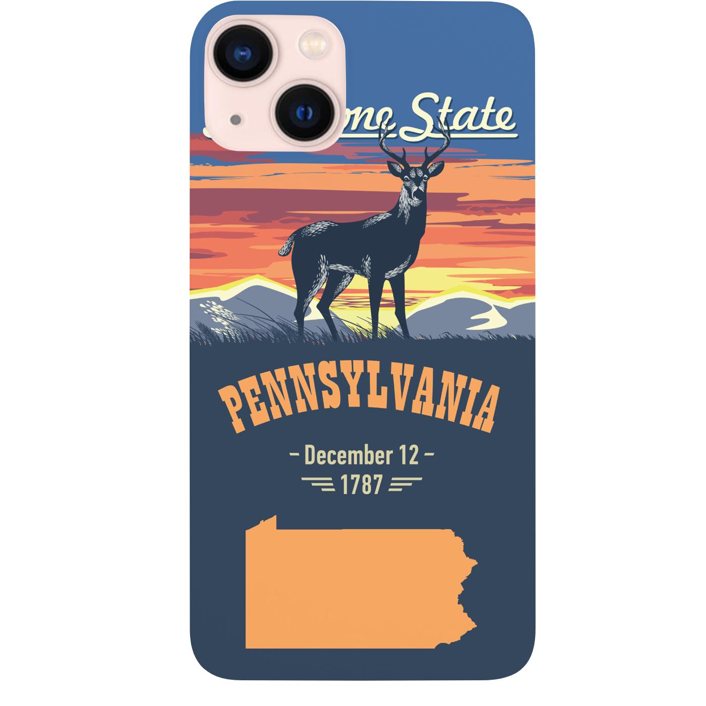 State Pennsylvania - UV Color Printed Phone Case