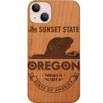 State Oregon 4 - Engraved Phone Case