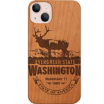 State Washington 1 - Engraved Phone Case