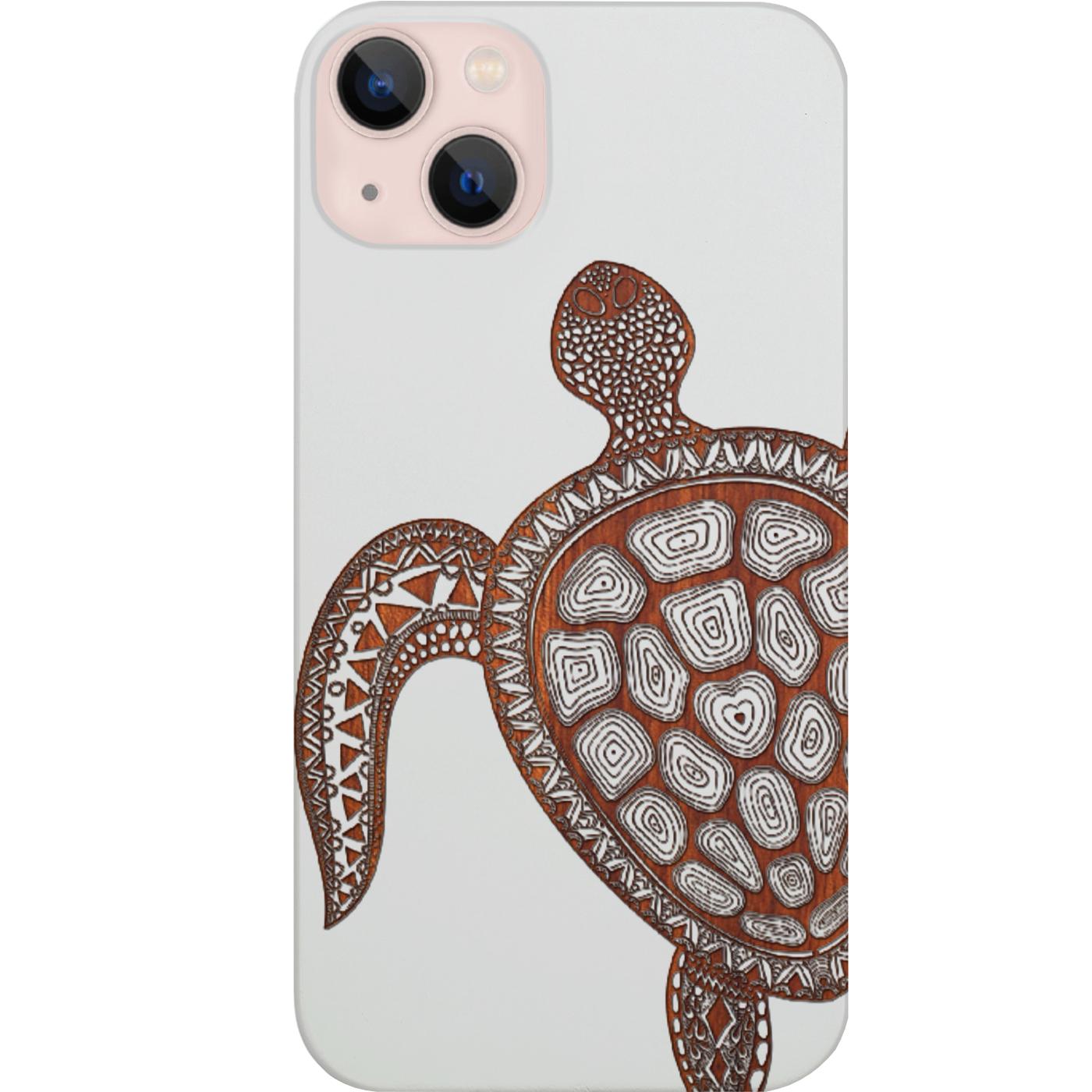 Turtle 3 Engraved Phone Case