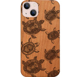 Turtle Pattern - Engraved Phone Case