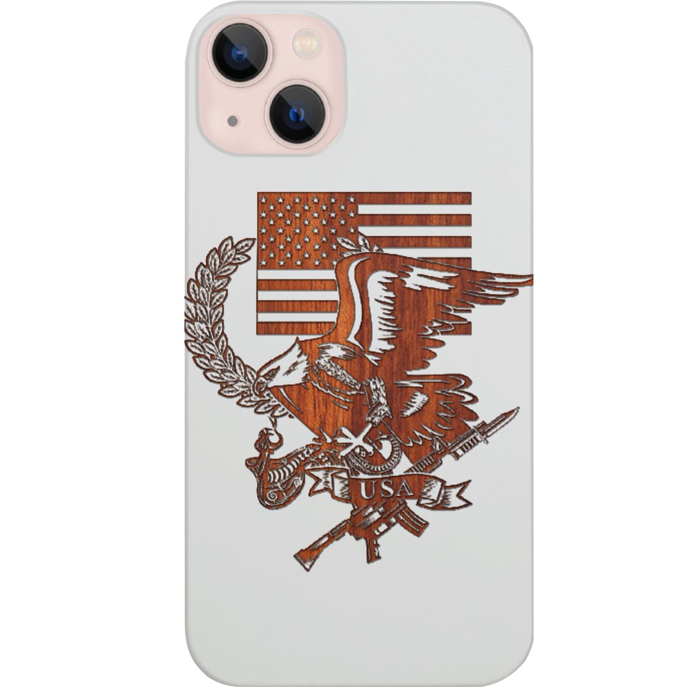 US Flag with Eagle - Engraved Phone Case for iPhone 15/iPhone 15 Plus/iPhone 15 Pro/iPhone 15 Pro Max/iPhone 14/
    iPhone 14 Plus/iPhone 14 Pro/iPhone 14 Pro Max/iPhone 13/iPhone 13 Mini/
    iPhone 13 Pro/iPhone 13 Pro Max/iPhone 12 Mini/iPhone 12/
    iPhone 12 Pro Max/iPhone 11/iPhone 11 Pro/iPhone 11 Pro Max/iPhone X/Xs Universal/iPhone XR/iPhone Xs Max/
    Samsung S23/Samsung S23 Plus/Samsung S23 Ultra/Samsung S22/Samsung S22 Plus/Samsung S22 Ultra/Samsung S21