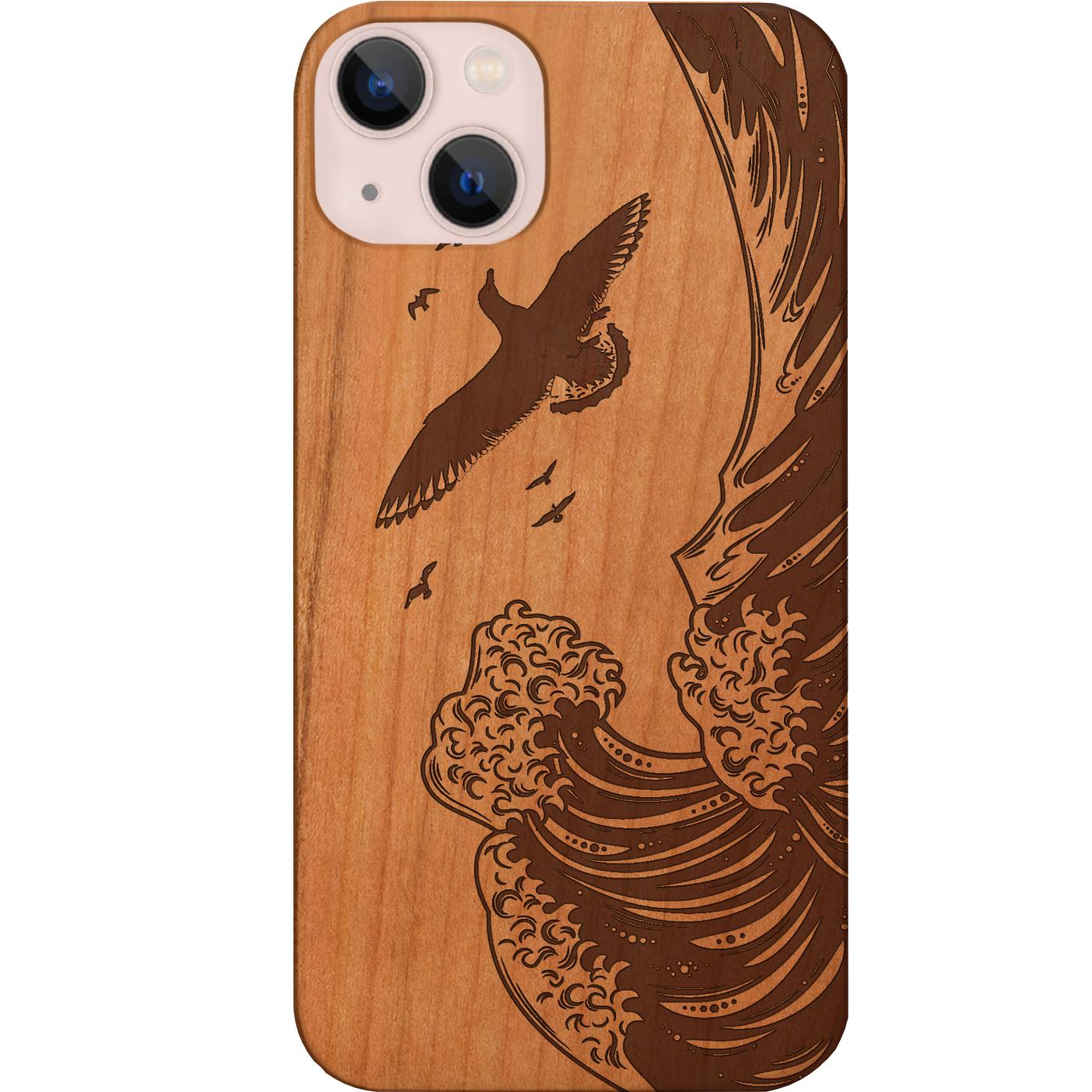 Waves - Engraved Phone Case