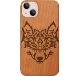 Wolf Head - Engraved Phone Case