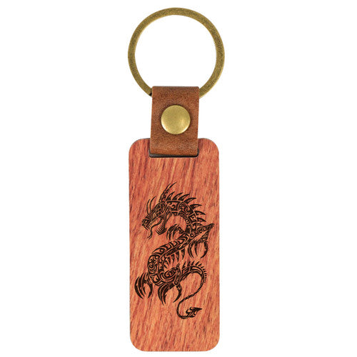 Forged Keychain dragon Princess Hand Forged Stainless Steel Key Ring 