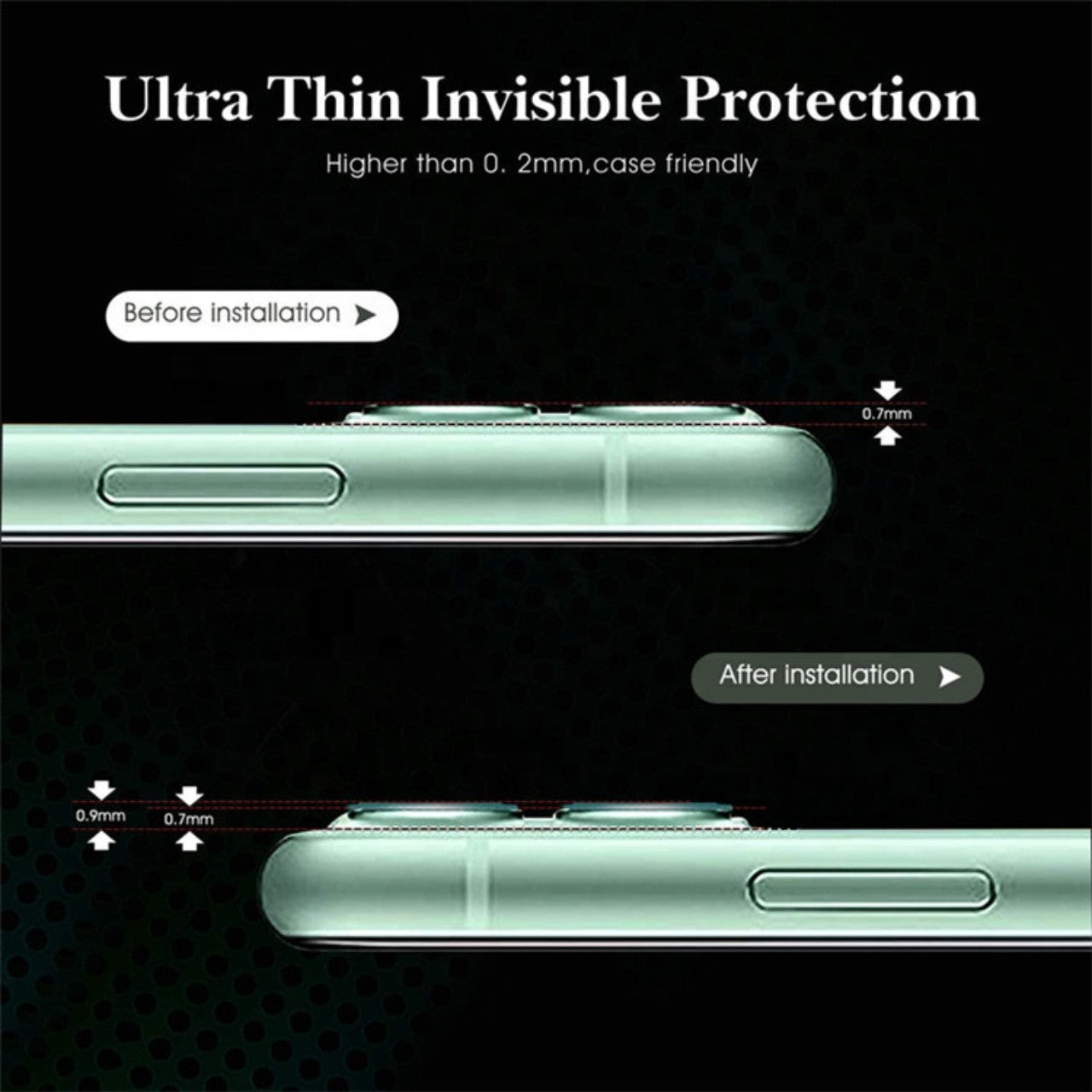 iPhone 11 Pro Max Screen Protection Film, Ultra Slim 0.2mm