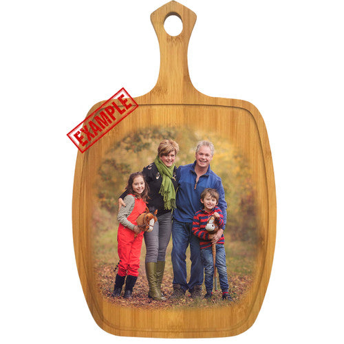 Cutting Board - Rounded Paddle - Customize Yours
