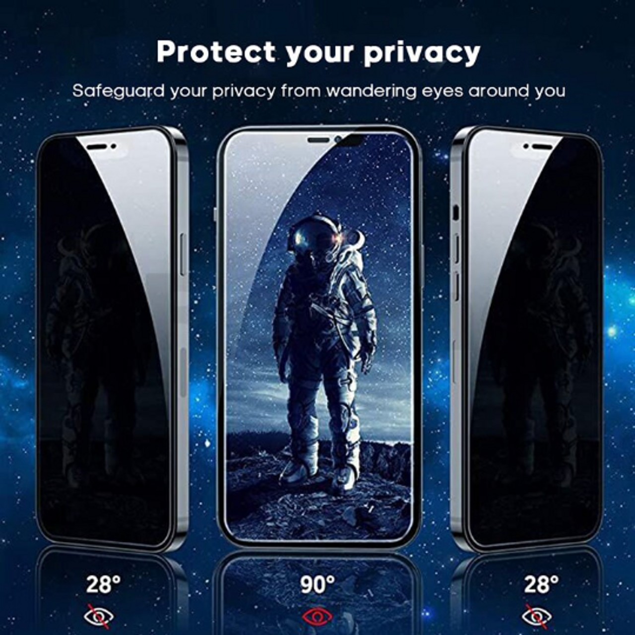 Privacy Tempered Glass for iPhone 14/13/12/11/X Series - 20% OFF ( $11.20 )