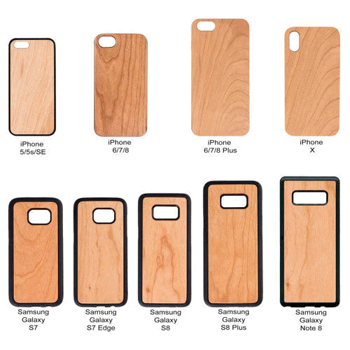 Cartoon Yourself - Upload Your Photo and Text to Create a Customized Wooden Phone Case